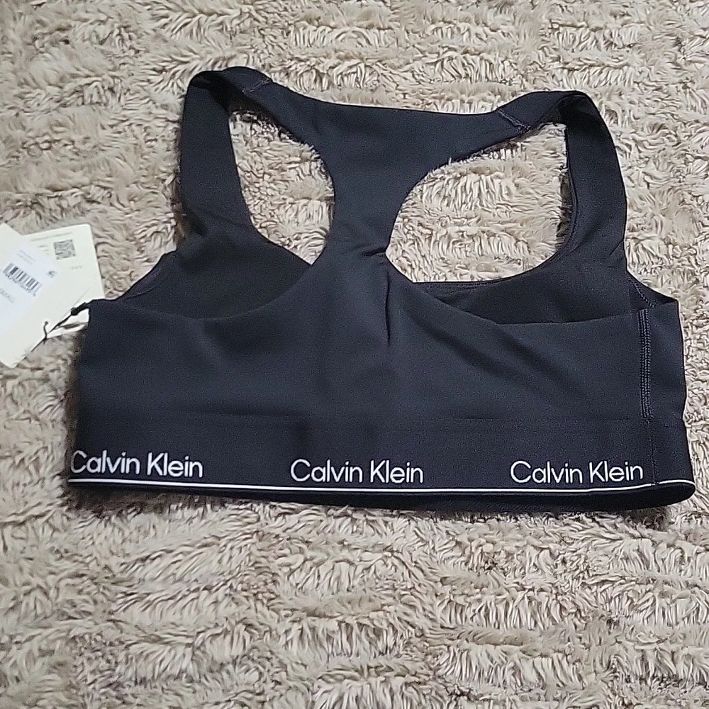 Calvin Klein Black Sports Bra Sz Small - Picture 5 of 6